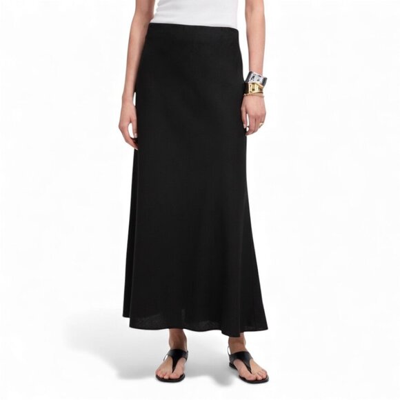 Madewell Dresses & Skirts - Madewell Linen Maxi Slip Skirt Size 10